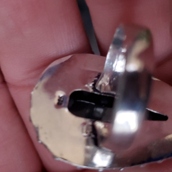 New Snowflake Obsidian 925 Silver Ring. - Picture 7 of 7